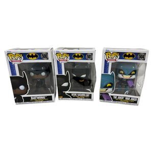 Funko Pop Vinyl Batman Figurines Set of 3 figures Joker